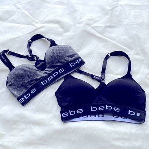 bebe Sports Bras - 2 Pack